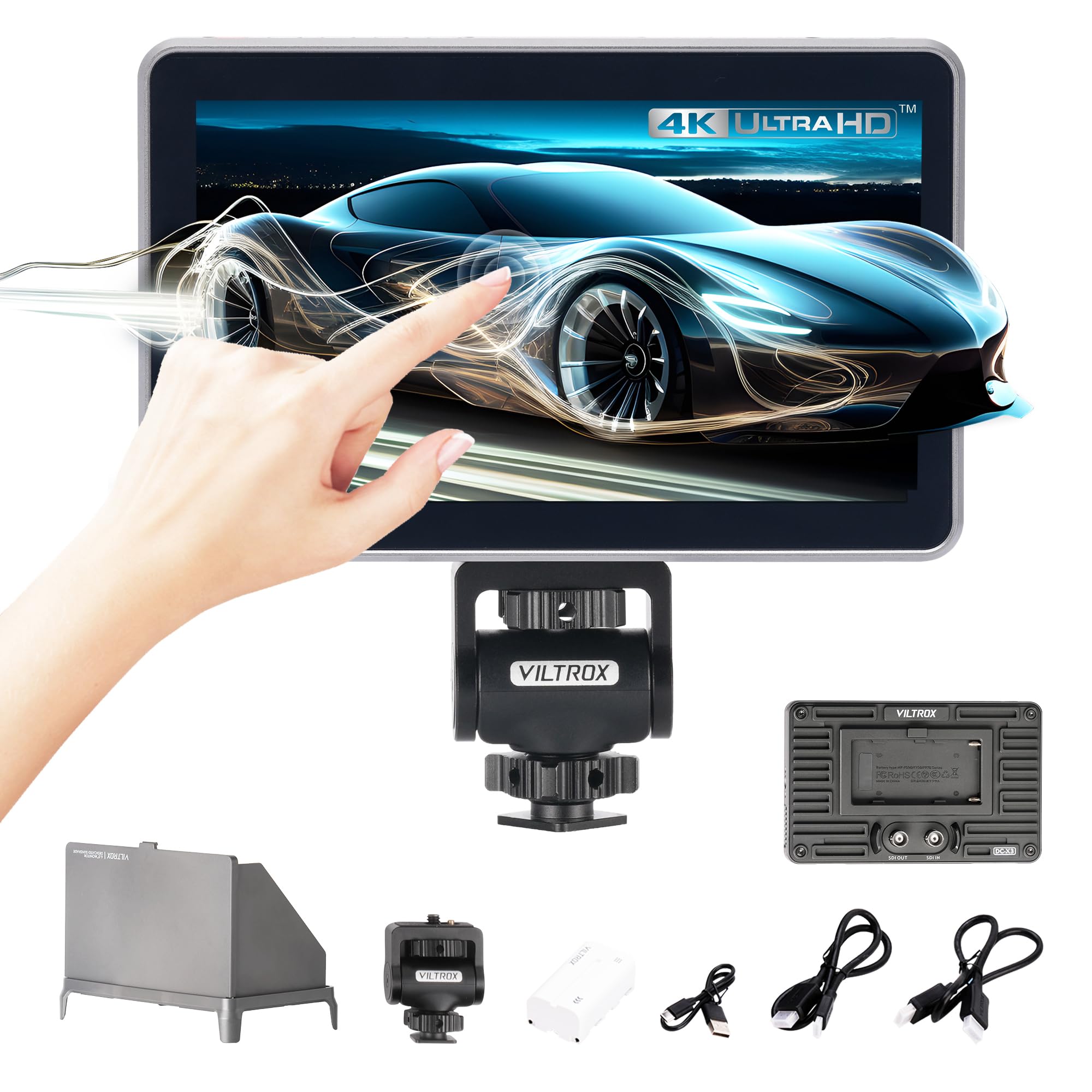 Foto 1 | Monitor De Campo Con Cámara Viltrox Dc-x3 De 6 Pulgadas, 4k Hdmi 1.4/3g-sdi - Venta Internacional.