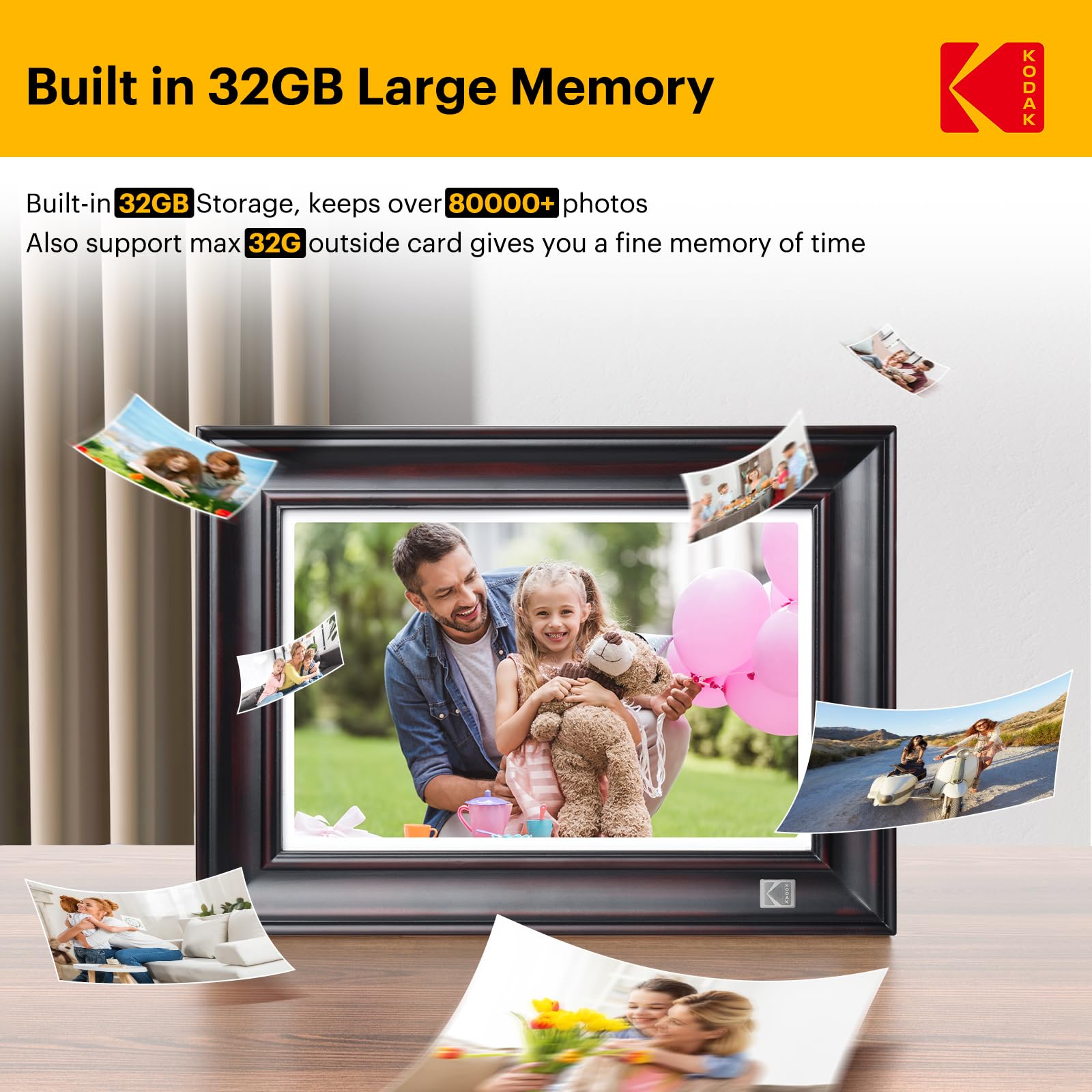 Foto 4 | Marco Digital Kodak Wifi 10.1'' 1920x1200 Hd 32gb - Venta Internacional.