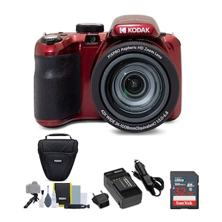 Foto 1 | Cámara Digital Kodak Az425 Pixpro Astro 20mp Roja + Accesorios - Venta Internacional.