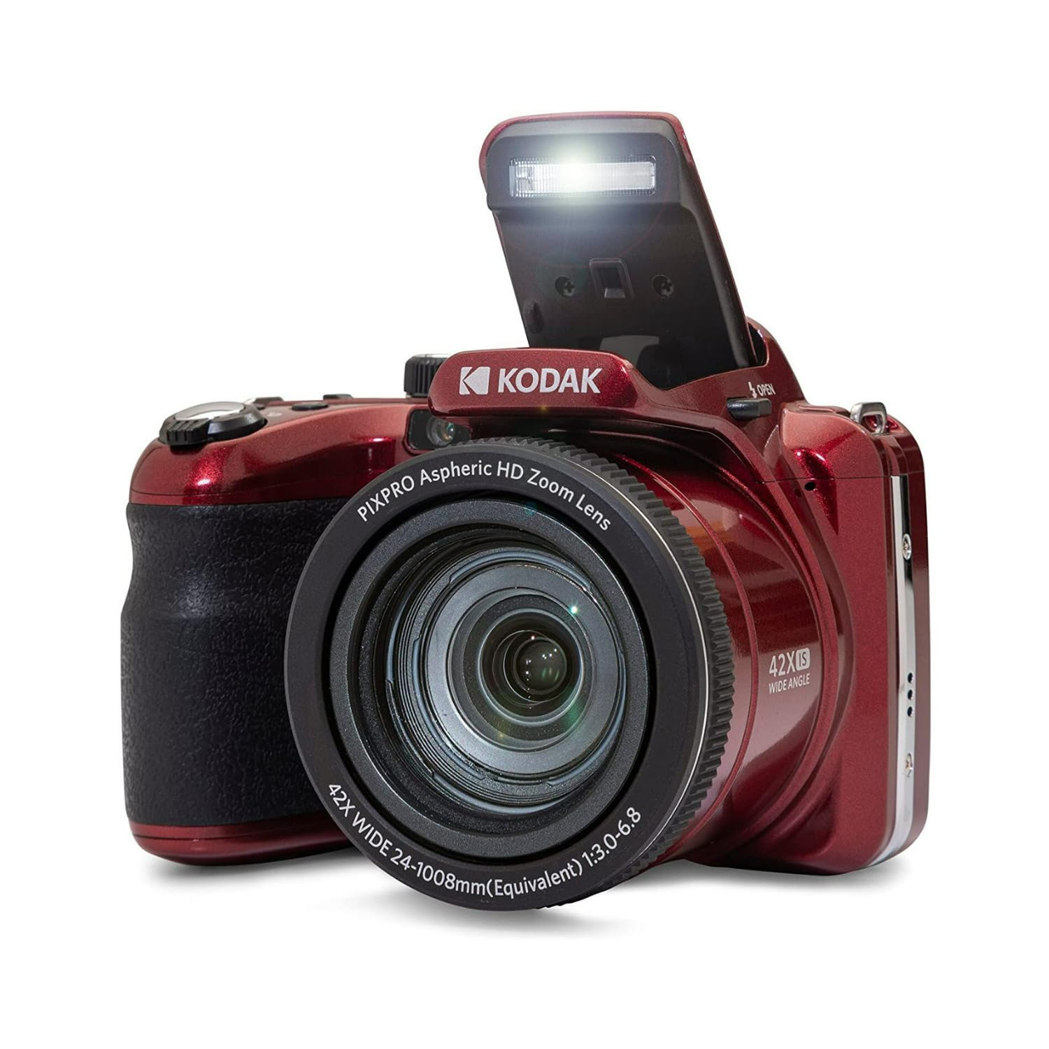 Foto 7 | Cámara Digital Kodak Az425 Pixpro Astro 20mp Roja + Accesorios - Venta Internacional.