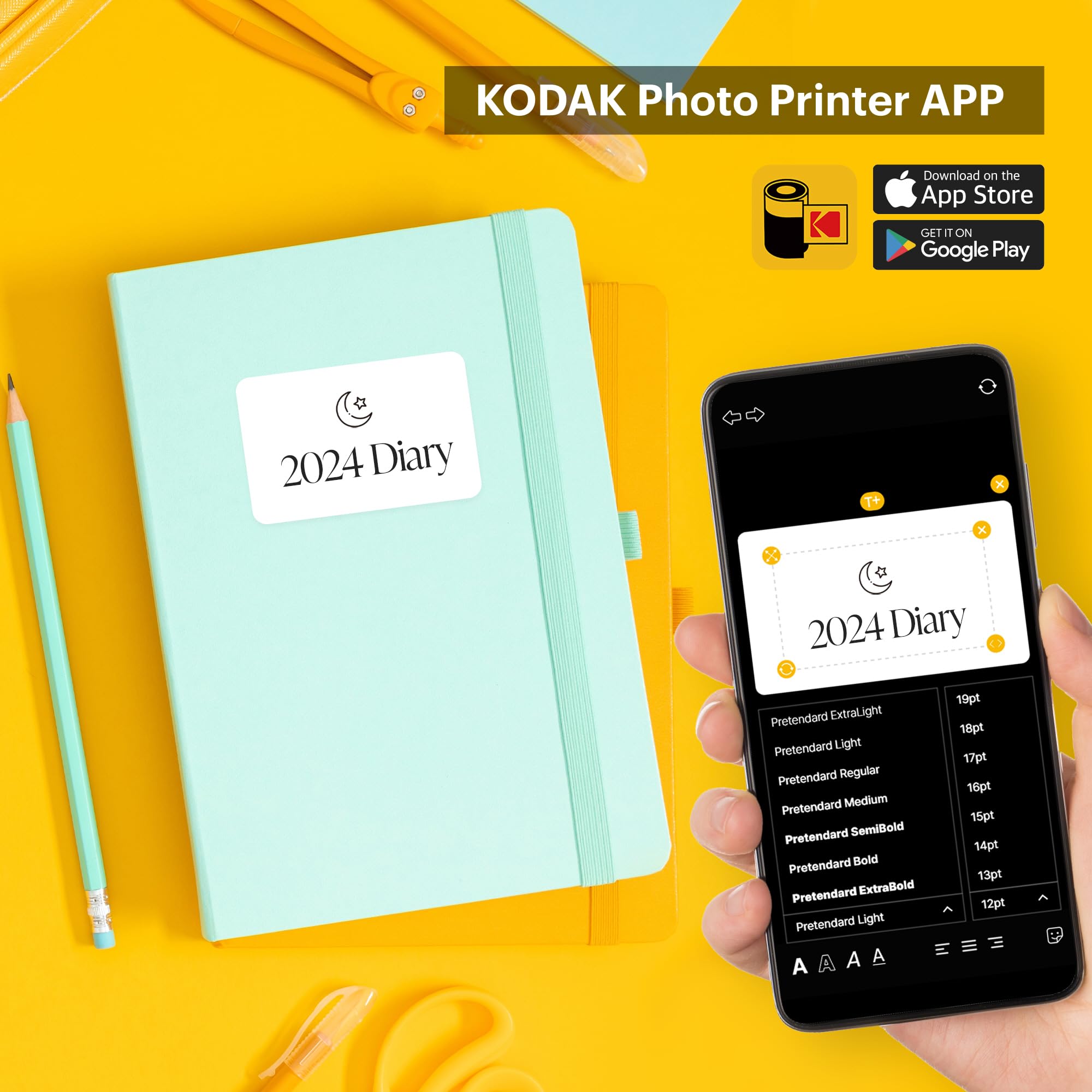Foto 6 | Cámara Digital Instantánea E Impresora De Etiquetas Fotográficas Kodak Memo Shot Era Kids Yellow - Venta Internacional