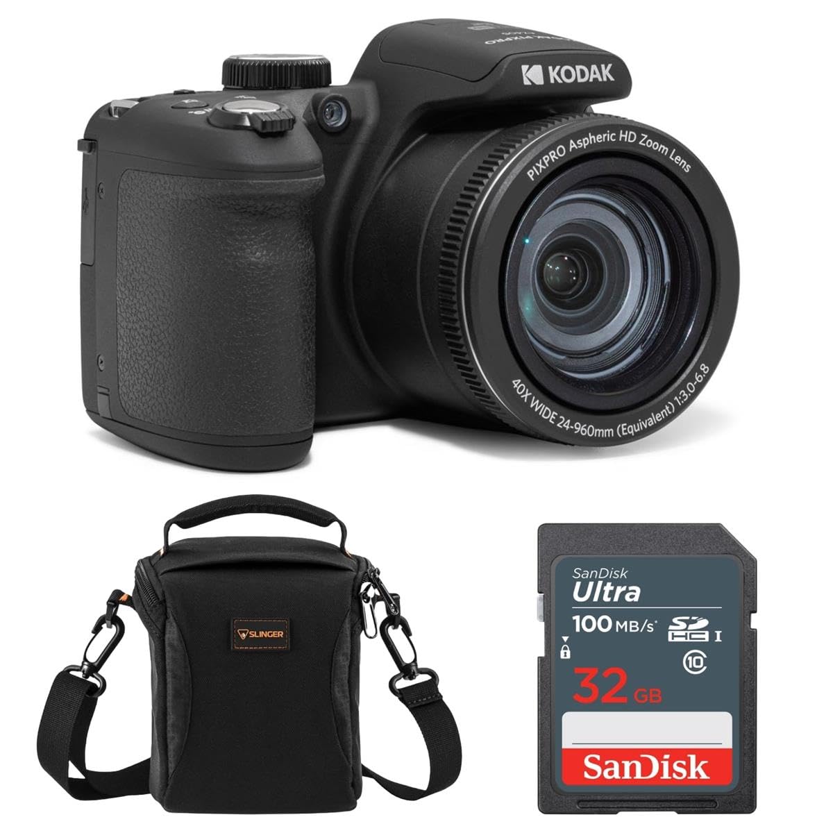 Foto 1 | Cámara Digital Kodak Pixpro Az405-bk 20mp 40x Zoom 24mm - Venta Internacional.