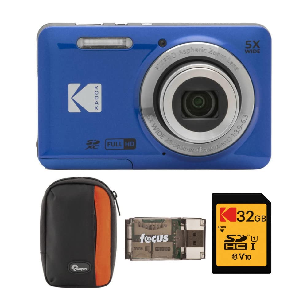 Foto 1 | Cámara Digital Kodak Pixpro Friendly Zoom Fz55 (azul) - Venta Internacional.