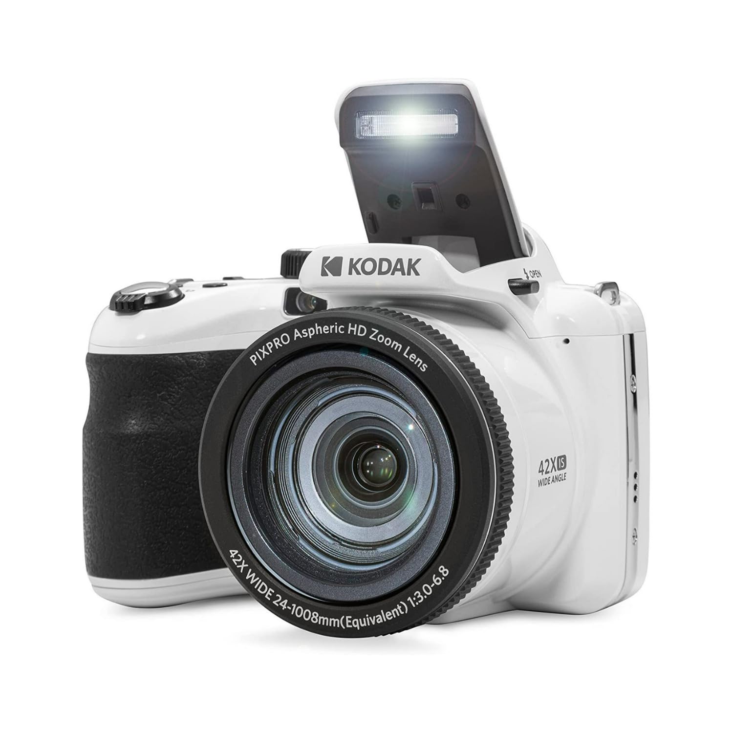 Foto 6 pulgar | Cámara Digital Kodak Pixpro Az425 Astro Zoom 20mp Blanca - Venta Internacional.