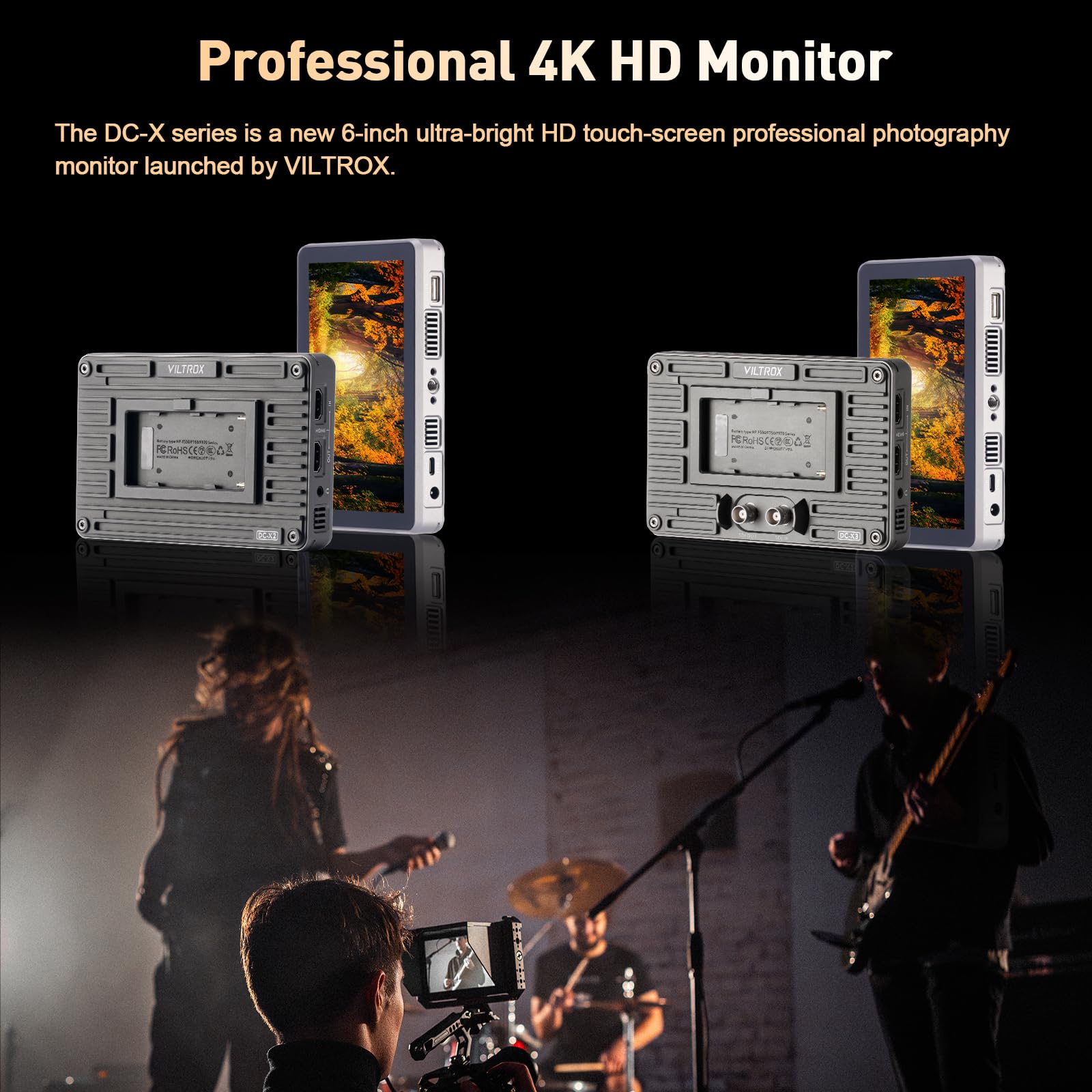 Foto 3 pulgar | Cámara Y Monitor De Campo Viltrox Dc-x3 2000nit 4k Hdmi/sdi De 6 Pulgadas - Venta Internacional.