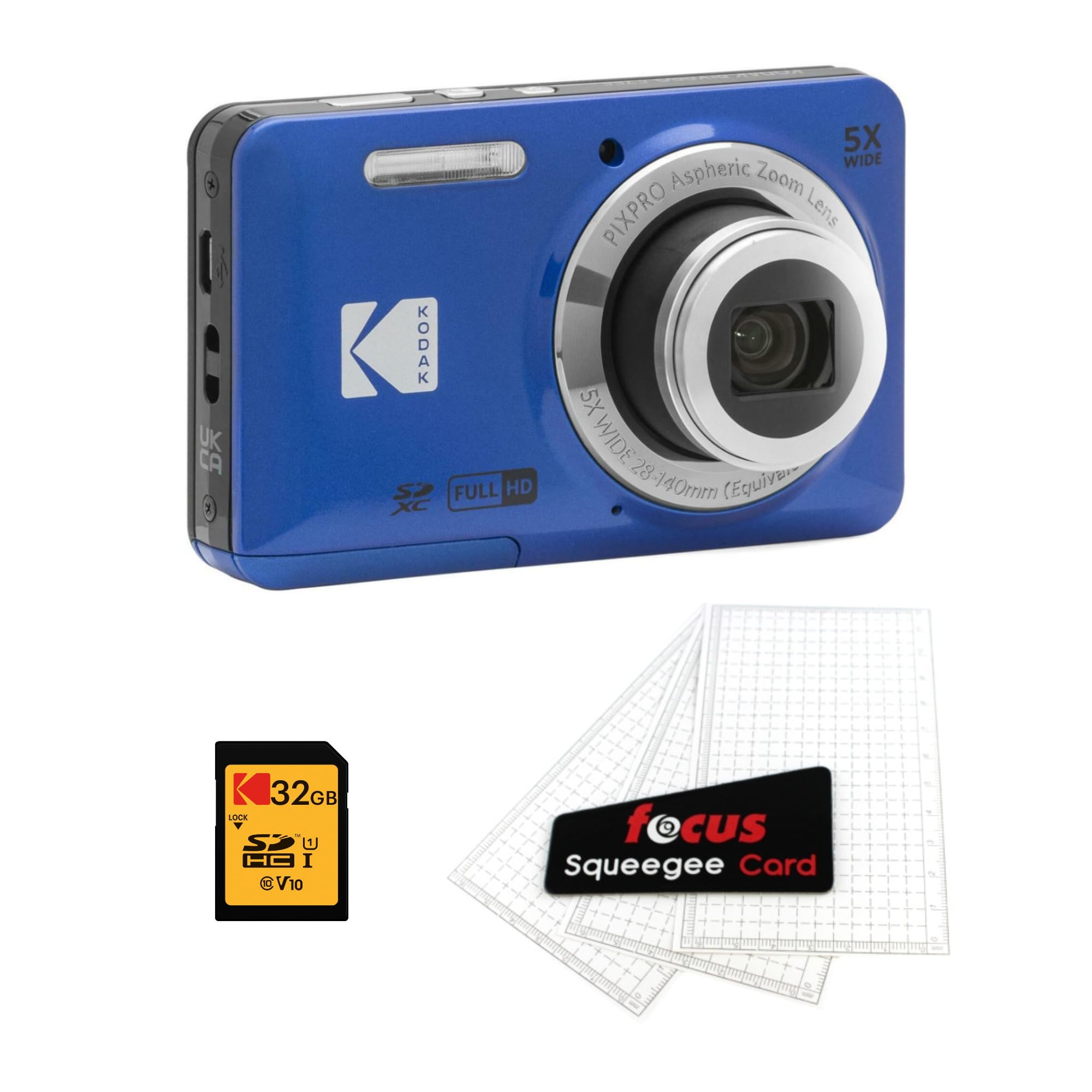 Foto 1 | Cámara Digital Kodak Pixpro Friendly Zoom Fz55 (azul) - Venta Internacional.