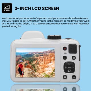 Foto 3 | Cámara Digital Kodak Pixpro Az405 20mp 40x Zoom Blanca - Venta Internacional.