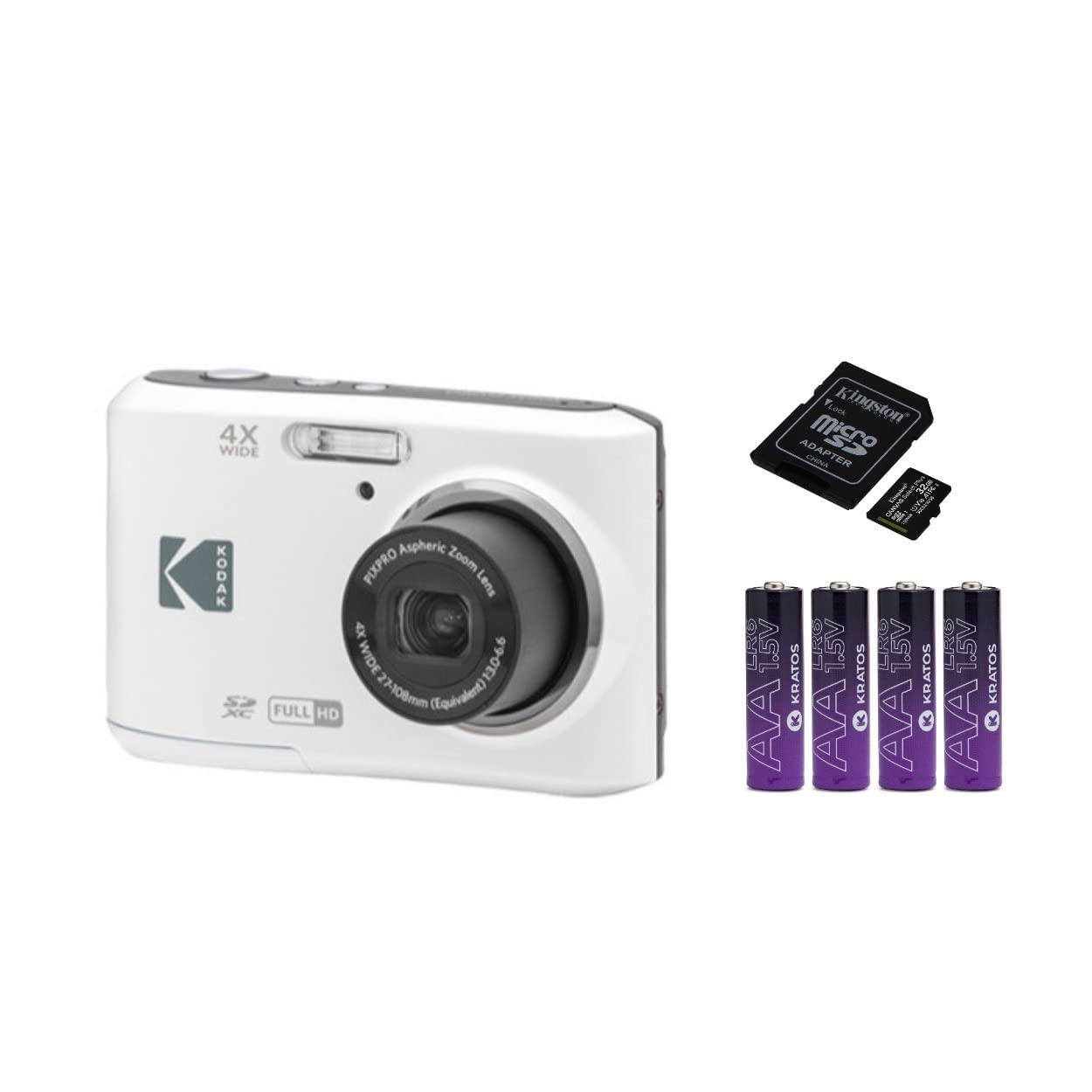 Foto 1 | Cámara Digital Kodak Pixpro Fz45 Friendly Zoom Con Tarjeta Sd De 32 Gb - Venta Internacional.