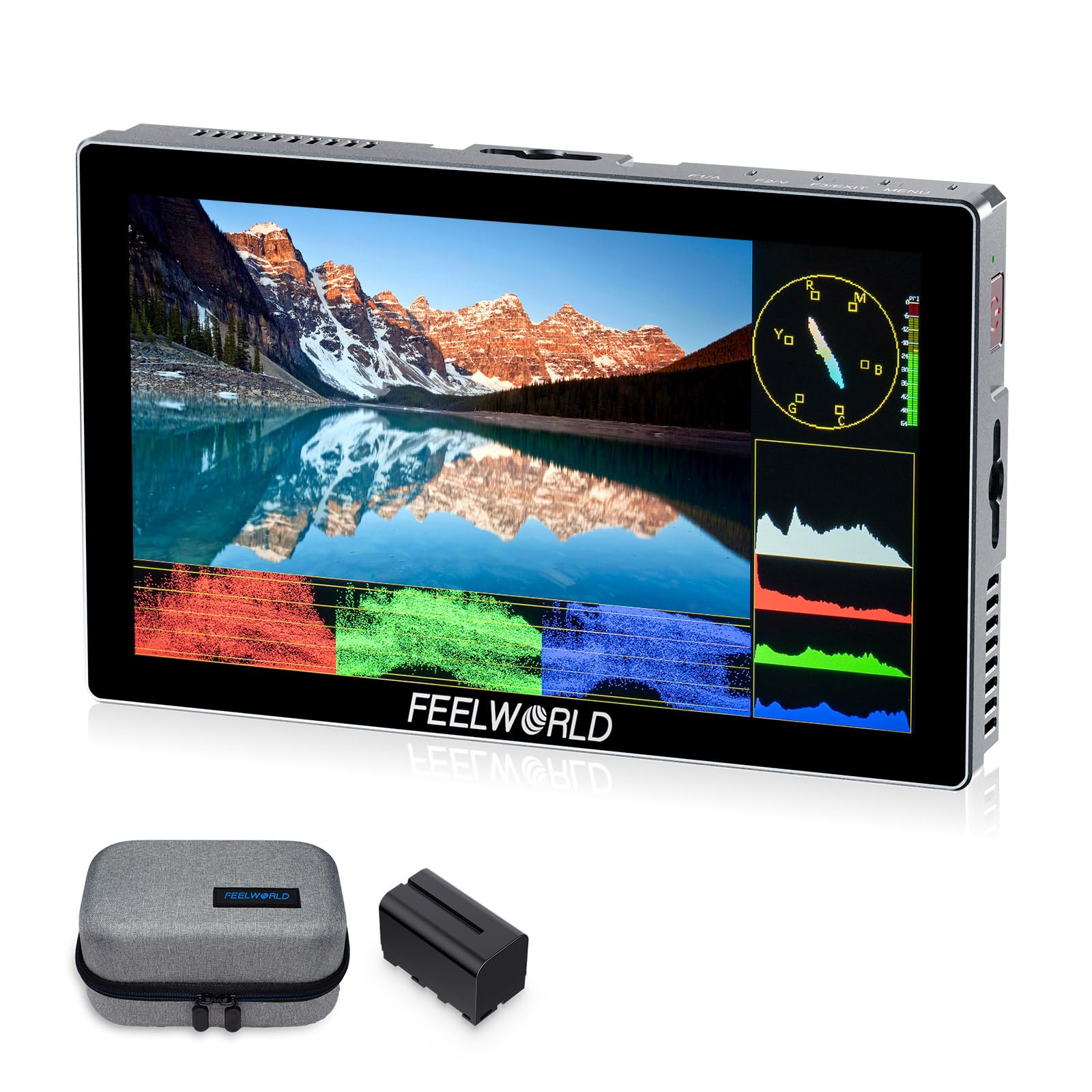 Foto 2 pulgar | Cámara Y Monitor De Campo Feelworld P6x De 5.5 Pulgadas Y 1000 Nit Con Batería - Venta Internacional.