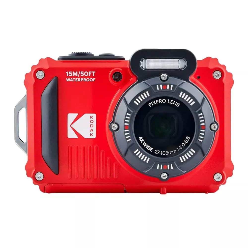 Foto 3 pulgar | Cámara Digital Impermeable Kodak Pixpro Wpz2 Red Bundle - Venta Internacional.