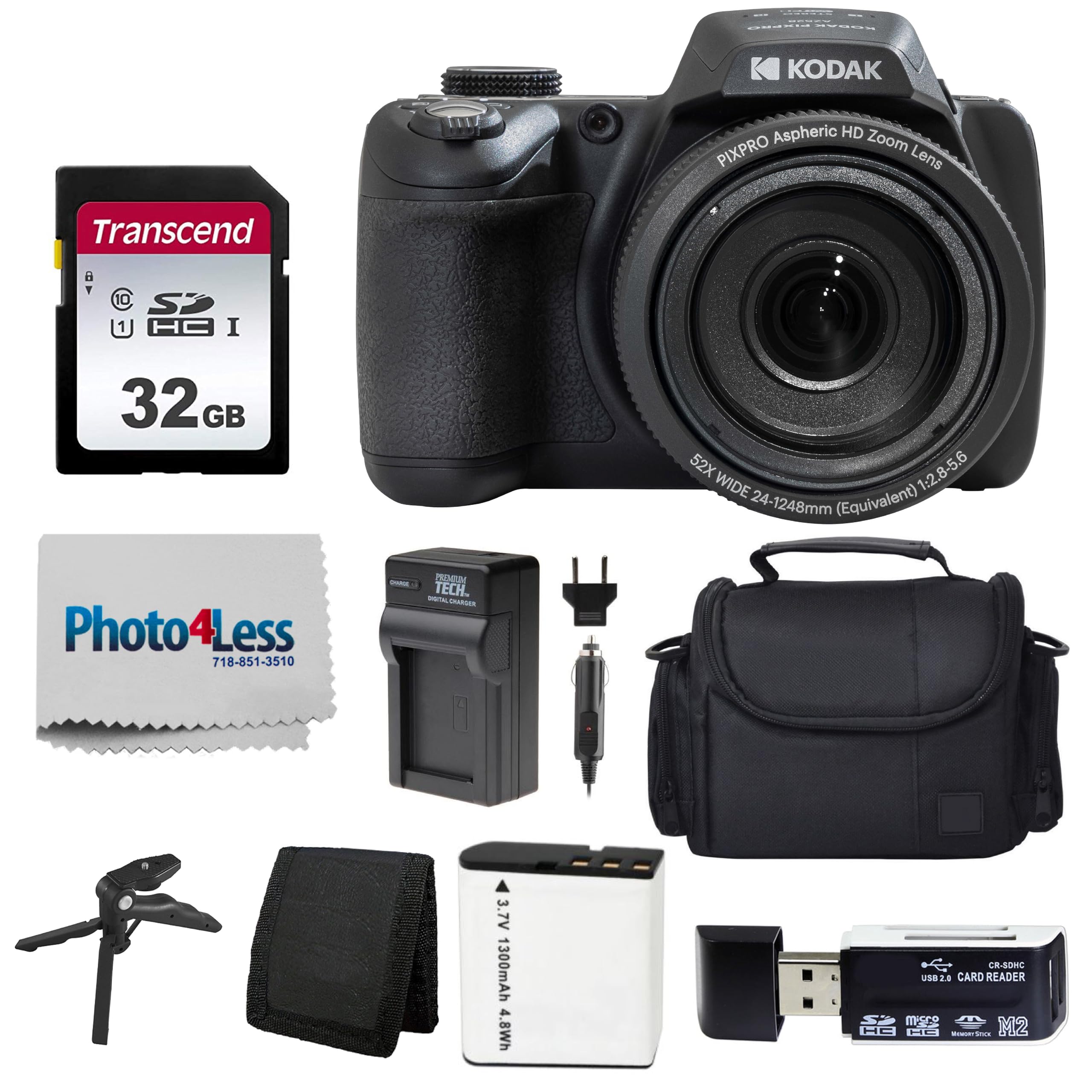 Foto 1 | Cámara Digital Kodak Pixpro Az528 De 16 Mp Con Vídeo Full Hd Y Zoom De 52x - Venta Internacional.