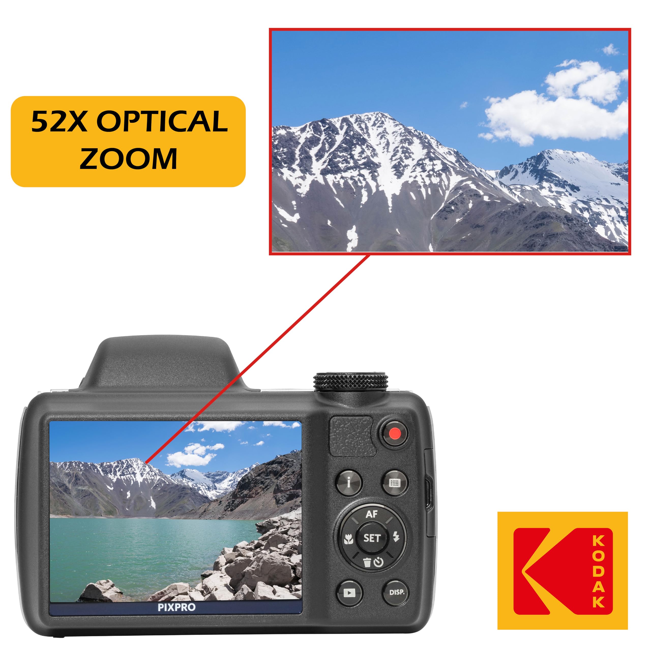 Foto 5 | Cámara Digital Kodak Pixpro Az528 De 16 Mp Con Vídeo Full Hd Y Zoom De 52x - Venta Internacional.