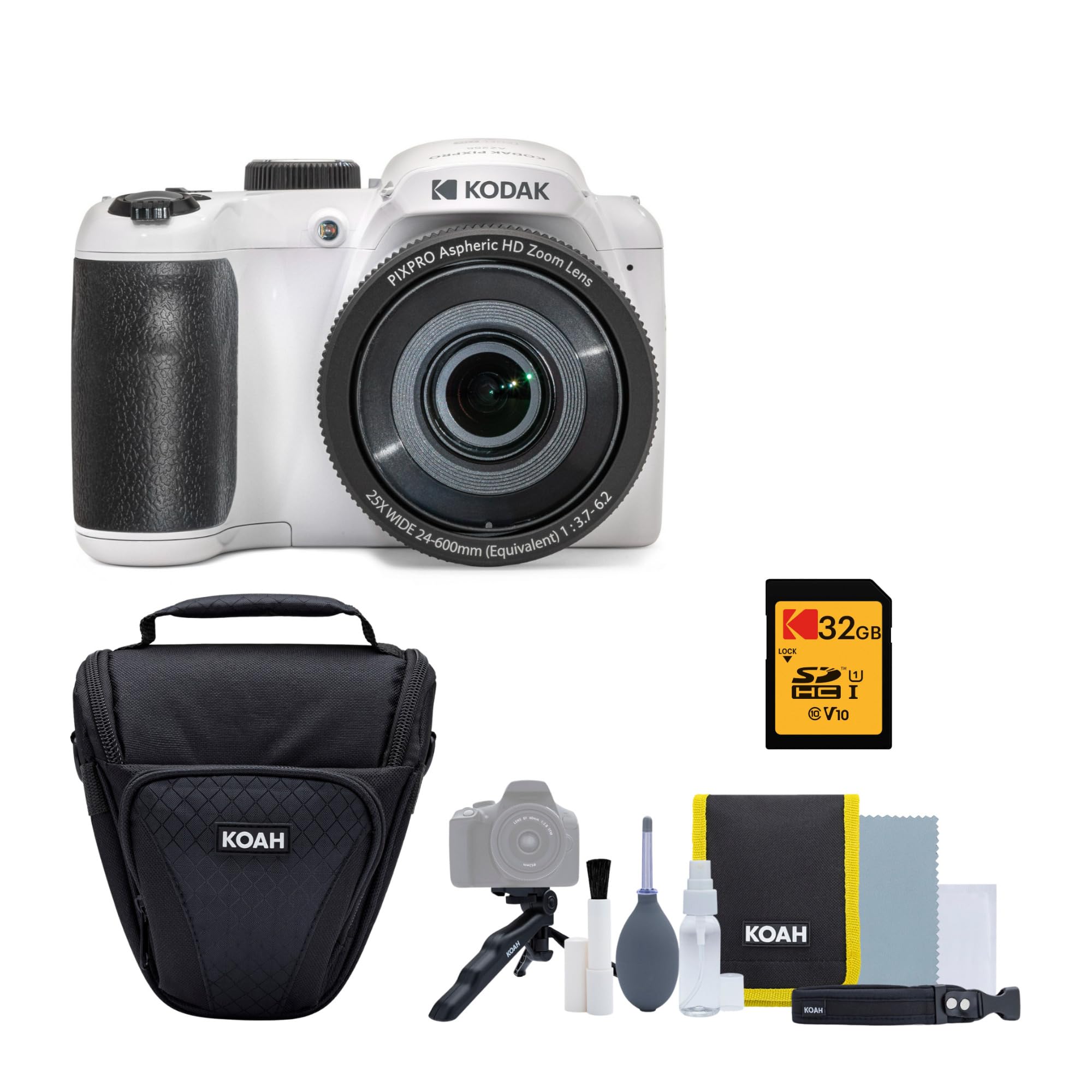 Foto 1 | Cámara Digital Kodak Pixpro Az255 Astro Zoom 16mp Blanca - Venta Internacional.