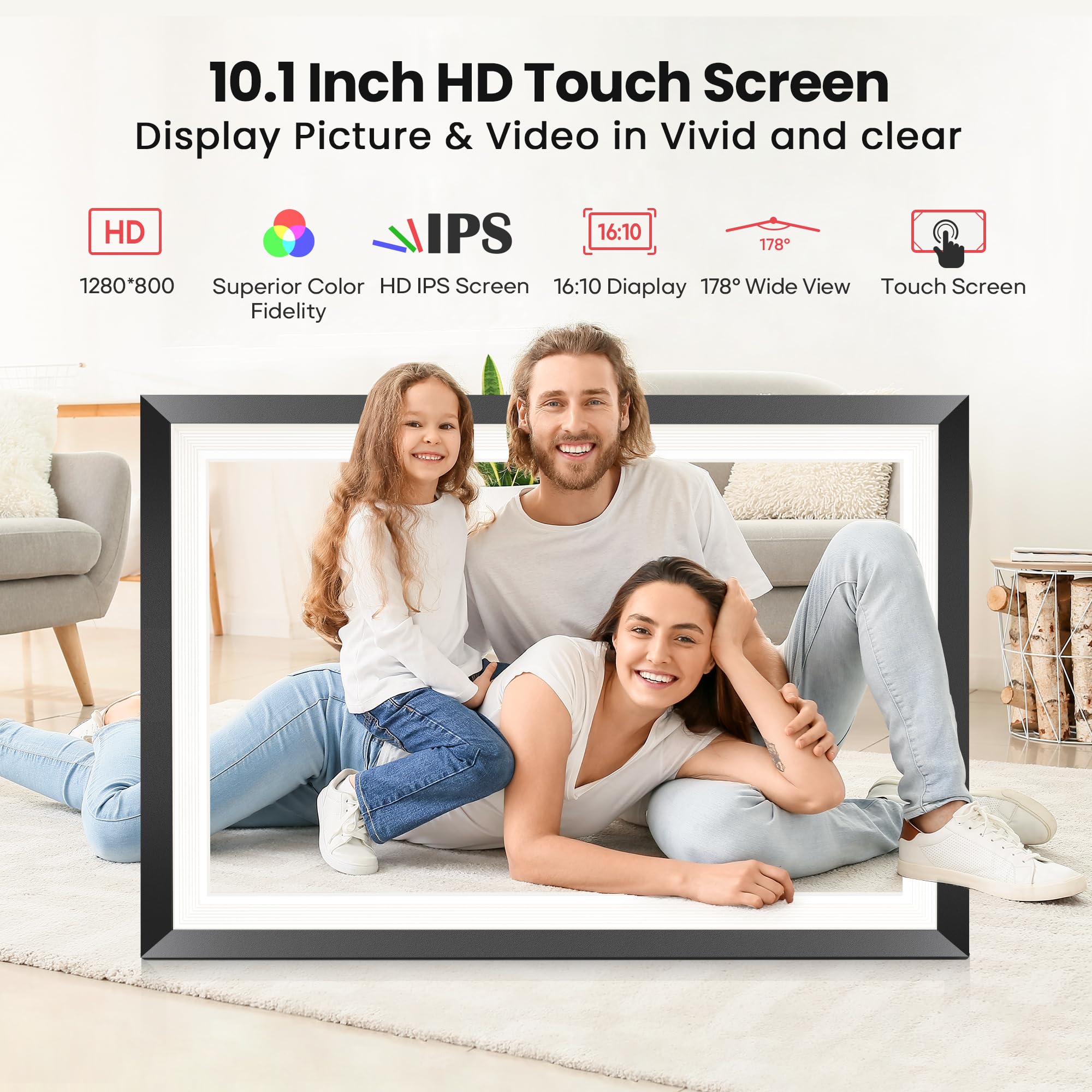 Foto 6 | Marco De Fotos Digital Wifi Rca De 10.1 Pulgadas Con Pantalla Táctil Hd Ips - Venta Internacional.