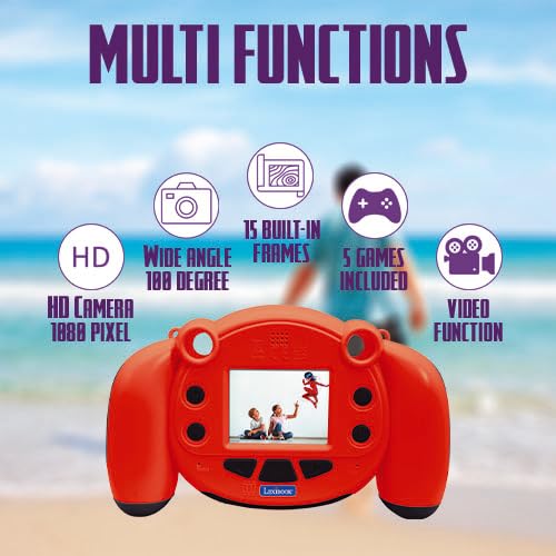 Foto 4 pulgar | Cámara Lexibook Miraculous 4 En 1 Para Niños Con Tarjeta Sd De 32 Gb Incluida - Venta Internacional.