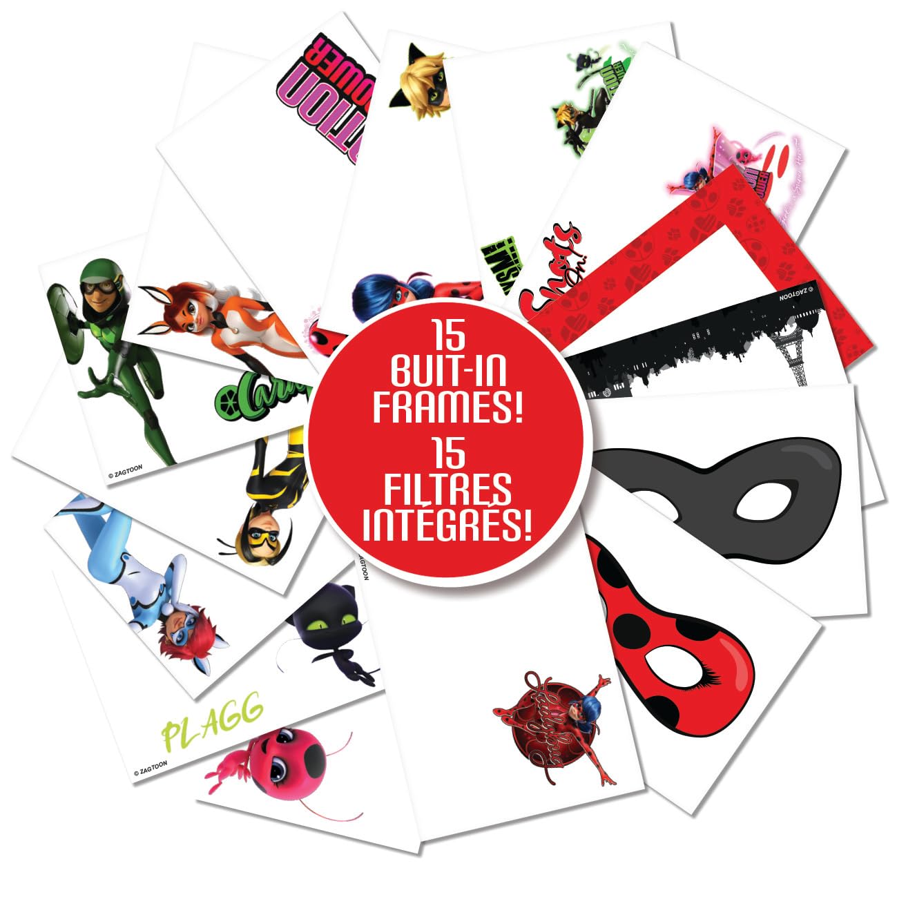 Foto 5 | Cámara Lexibook Miraculous 4 En 1 Para Niños Con Tarjeta Sd De 32 Gb Incluida - Venta Internacional.