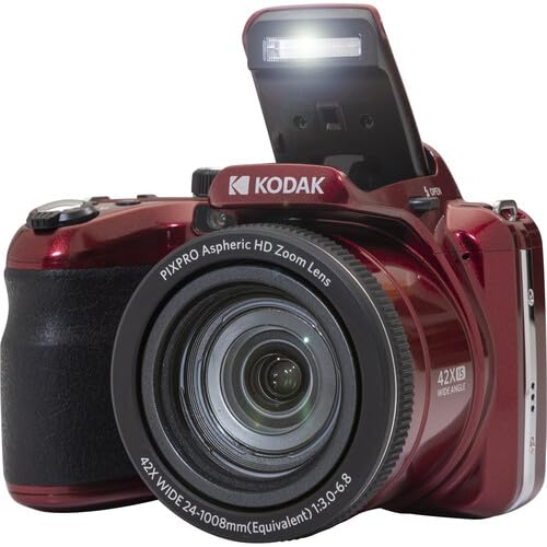 Foto 4 pulgar | Cámara Digital Kodak Pixpro Az425 20mp 42x Zoom Roja - Venta Internacional.