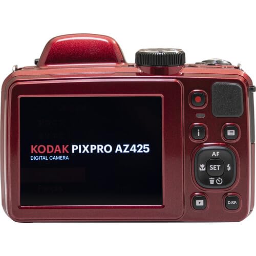 Foto 8 pulgar | Cámara Digital Kodak Pixpro Az425 20mp 42x Zoom Roja - Venta Internacional.