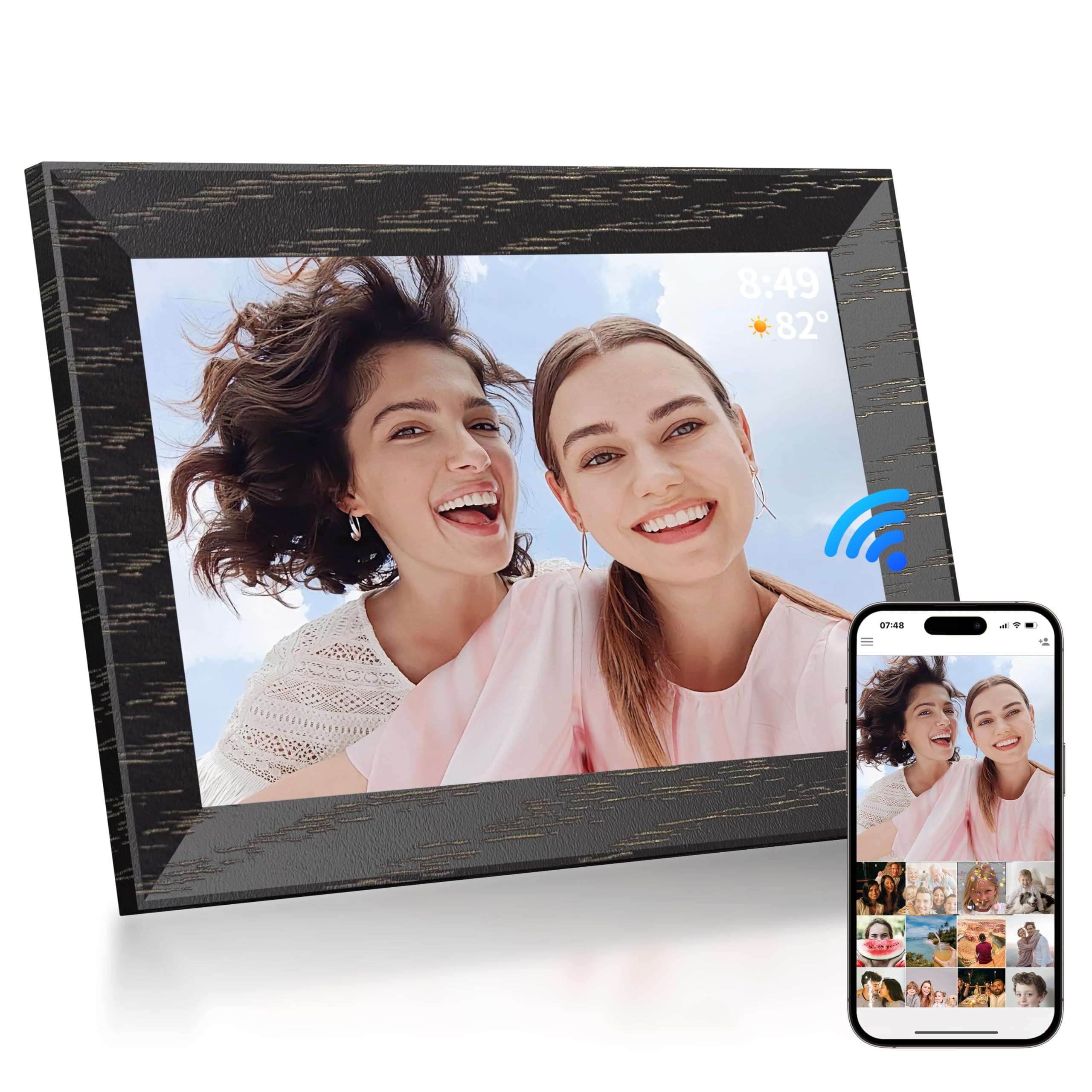 Marco De Fotos Digital Byybuo 10.1 Pulgadas Wifi 16gb Con Pantalla Táctil - Venta Internacional. $1,698