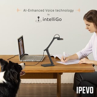Foto 6 | Cámara De Documentos Ipevo V4k Pro Ultra Hd Usb Con Micrófono Ai De 8 Mp - Venta Internacional.