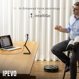 Foto 7 | Cámara De Documentos Ipevo V4k Pro Ultra Hd Usb Con Micrófono Ai De 8 Mp - Venta Internacional.