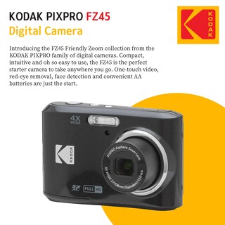 Foto 4 | Cámara Digital Kodak Pixpro Fz45, 16 Mp, Zoom 4x, 27 Mm, Lcd De 2,7 Pulgadas - Venta Internacional.