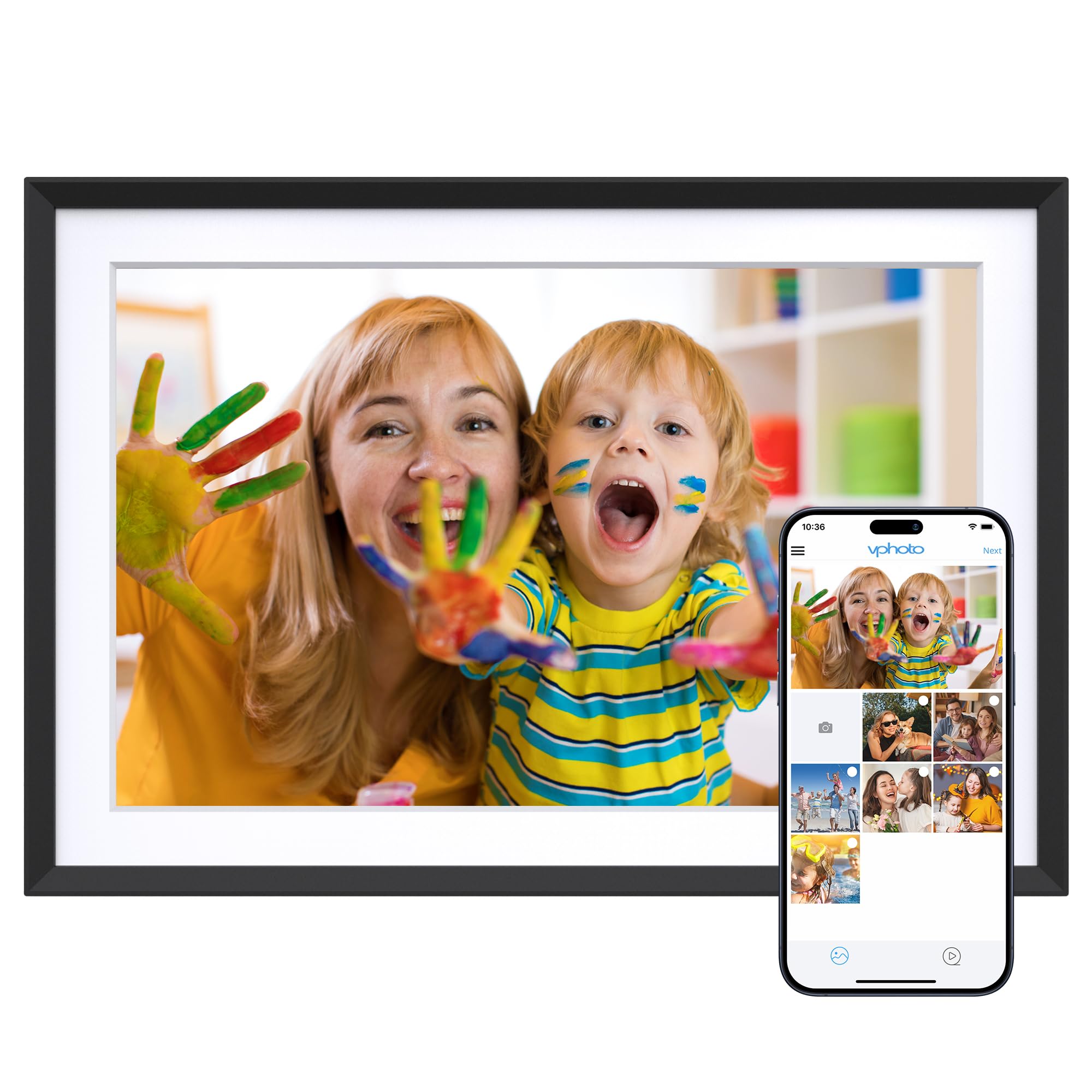 Foto 1 | Marco De Fotos Digital Dragon Touch 10,1'' Wifi 1280x800 Hd - Venta Internacional.