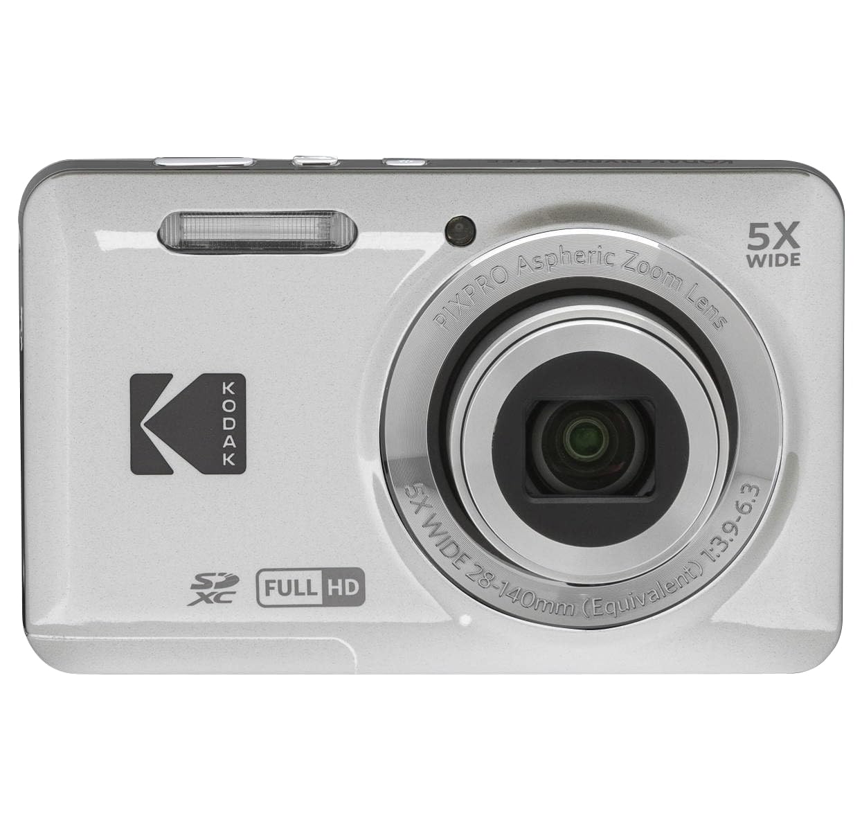 Foto 3 pulgar | Cámara Digital Kodak Pixpro Fz55 Friendly Zoom Silver 16mp - Venta Internacional.