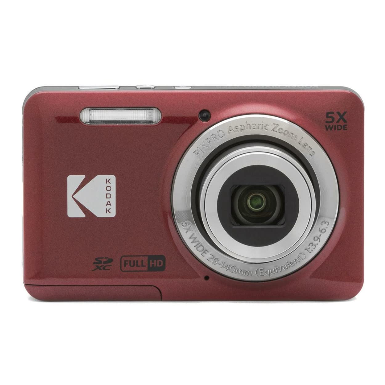 Foto 3 pulgar | Cámara Digital Kodak Pixpro Friendly Zoom Fz55 (roja) - Venta Internacional.