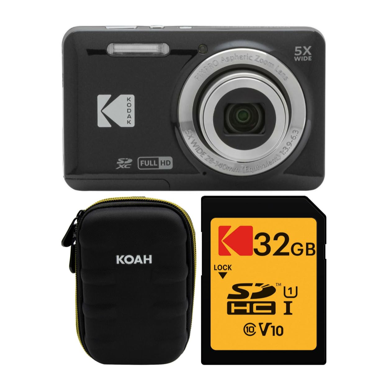 Foto 1 | Cámara Digital Kodak Pixpro Friendly Zoom Fz55 Black - Venta Internacional.