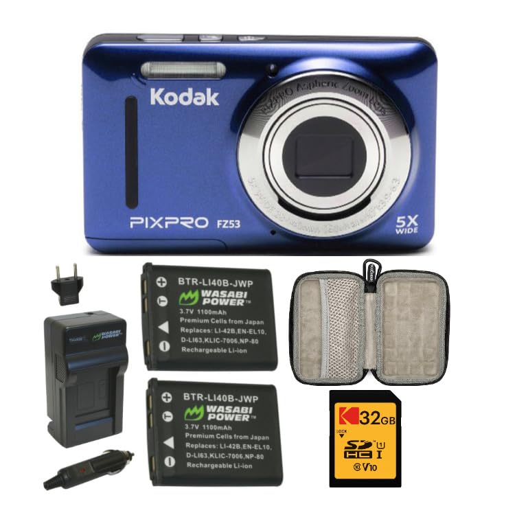 Foto 2 pulgar | Cámara Digital Kodak Pixpro Friendly Zoom Fz55 (azul) - Venta Internacional.