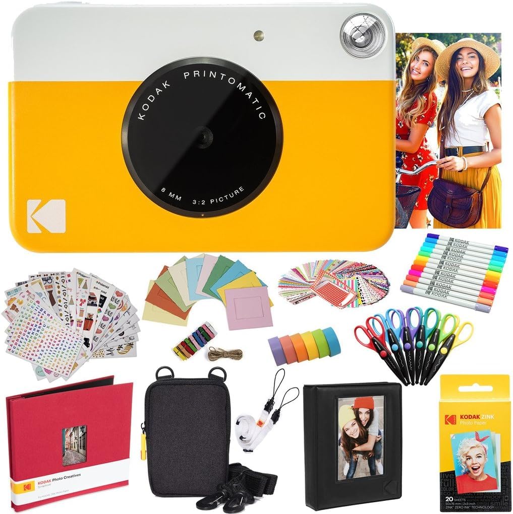 Foto 2 pulgar | Cámara Instantánea Kodak Printomatic Yellow + Zink Paper Y Más - Venta Internacional.