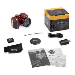 Foto 6 | Cámara Digital Kodak Pixpro Az425 Astro Zoom 20mp Roja - Venta Internacional.