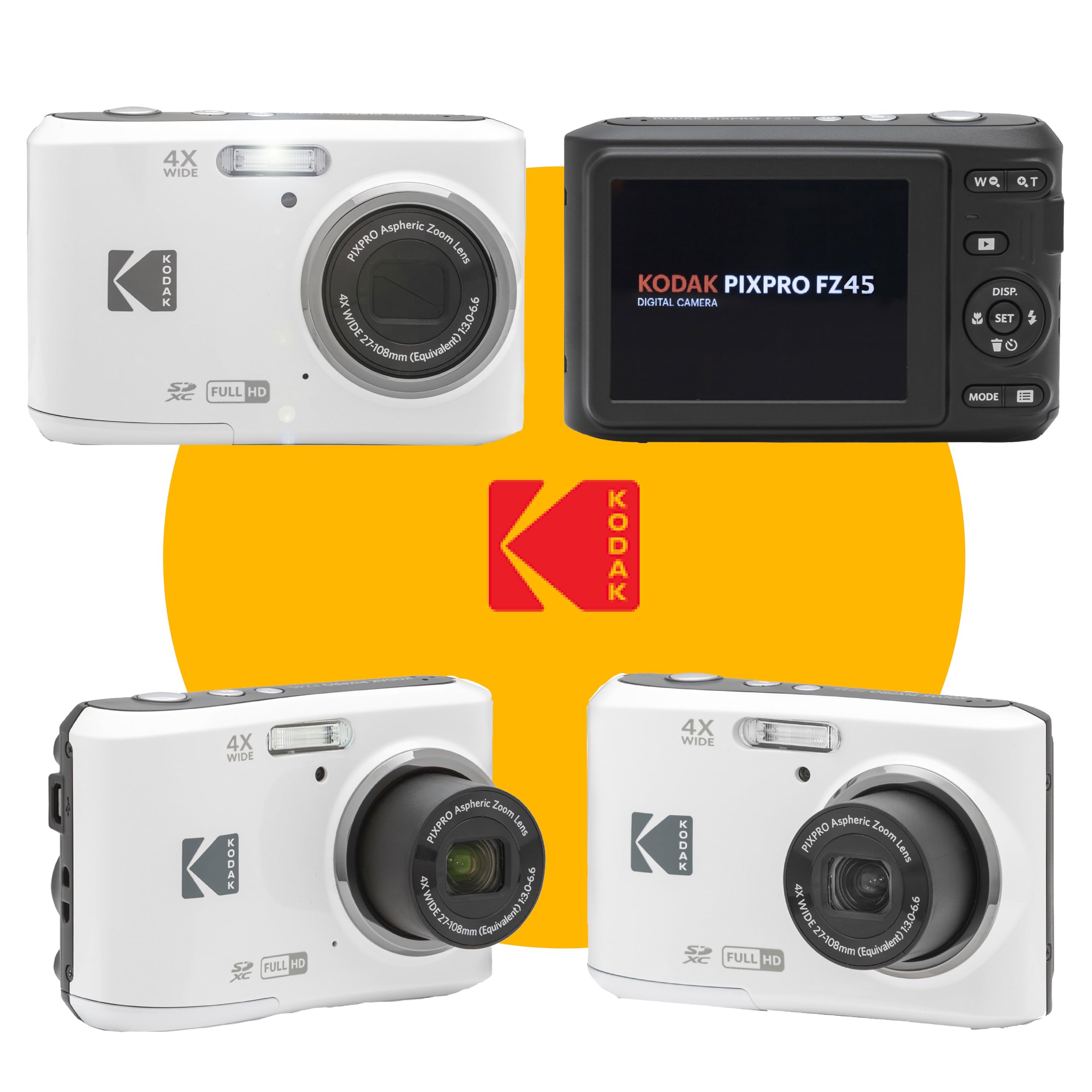 Foto 3 | Cámara Digital Kodak Pixpro Fz45, 16 Mp, Zoom 4x, 27 Mm, Lcd De 2,7 Pulgadas - Venta Internacional.