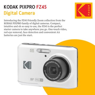 Foto 4 | Cámara Digital Kodak Pixpro Fz45, 16 Mp, Zoom 4x, 27 Mm, Lcd De 2,7 Pulgadas - Venta Internacional.