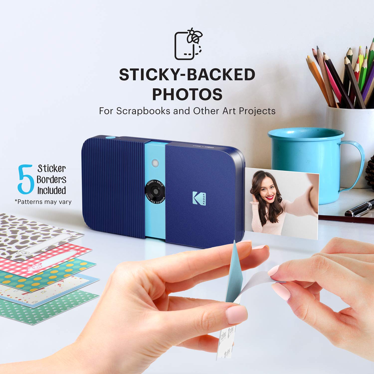 Foto 4 | Cámara Digital De Impresión Instantánea Kodak Smile De 10 Mp Con Impresora 2x3 - Venta Internacional.