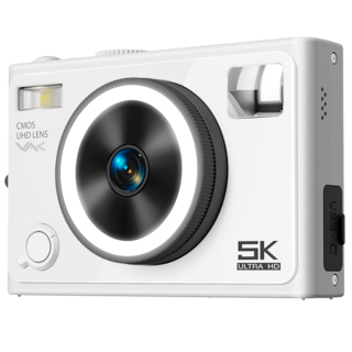 Foto 1 | Camara Digital Vak F3l 5k 2 Lentes Selfie Aro Luz Wifi 64mp