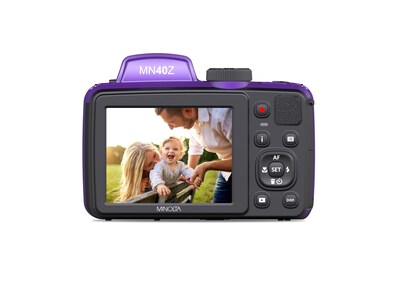 Foto 2 | Cámara Digital Minolta 20mp 40x Zoom 1080p Fhd Video Púrpura - Venta Internacional.