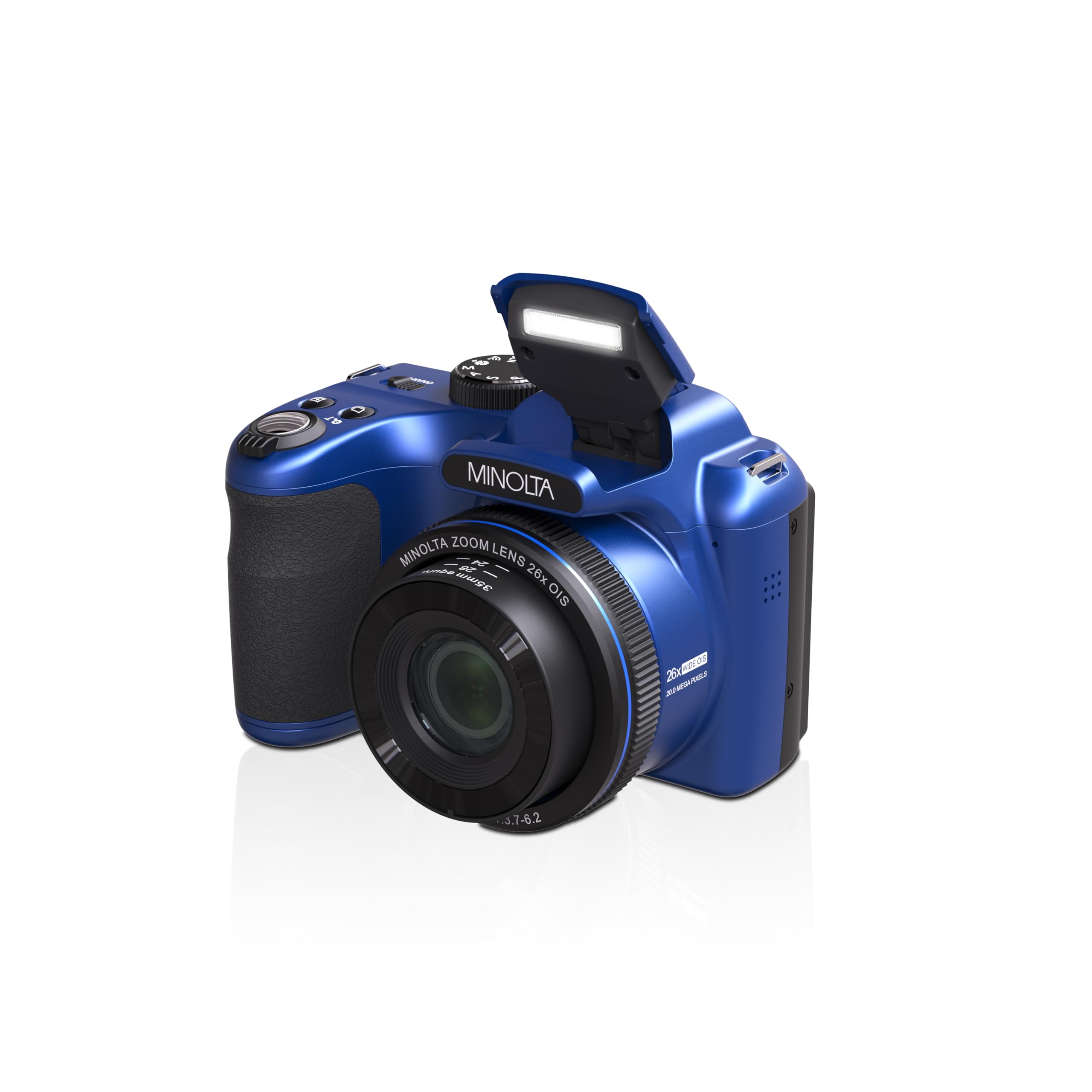 Cámara Digital Minolta 20mp 26x Zoom Óptico 1080p Fhd Video - Venta Internacional. $8,718