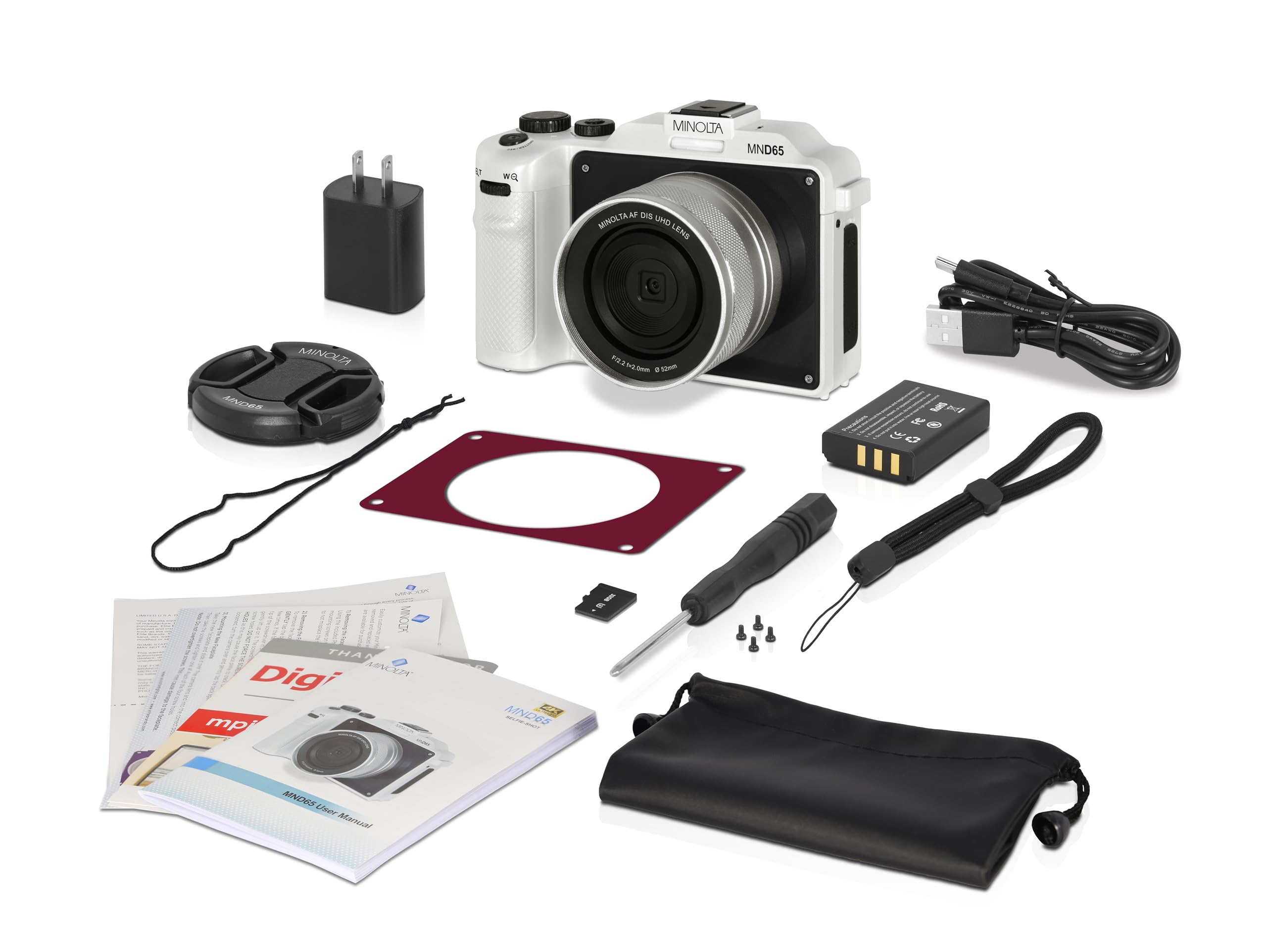 Foto 5 | Cámara Minolta Mnd65, 56 Mp, Enfoque Automático, 4k, 60 Fps, Ultra Hd, Wifi - Venta Internacional.