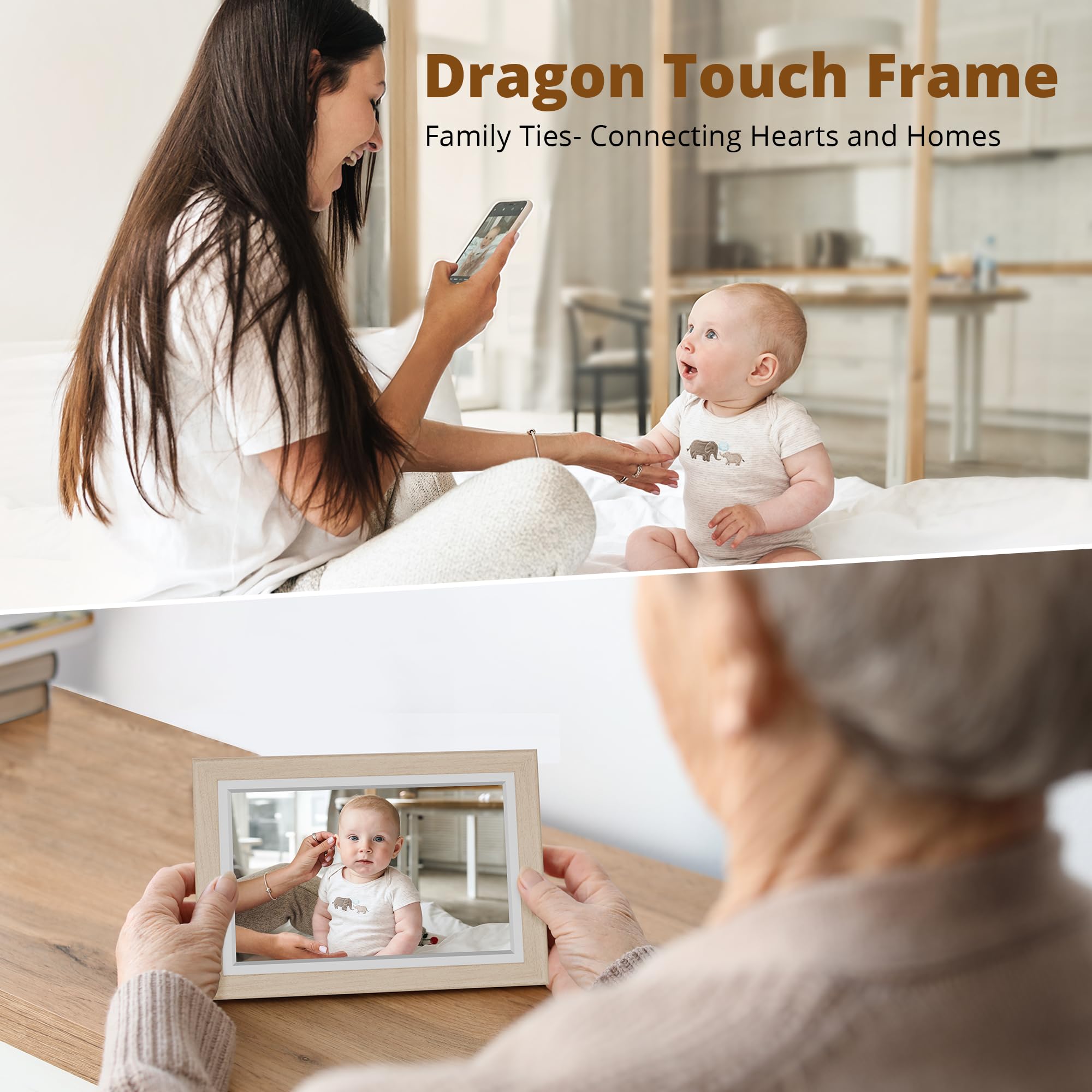 Foto 4 pulgar | Marco Digital Para Fotos Dragon Touch Classic 10 10.1'' Wifi - Venta Internacional.