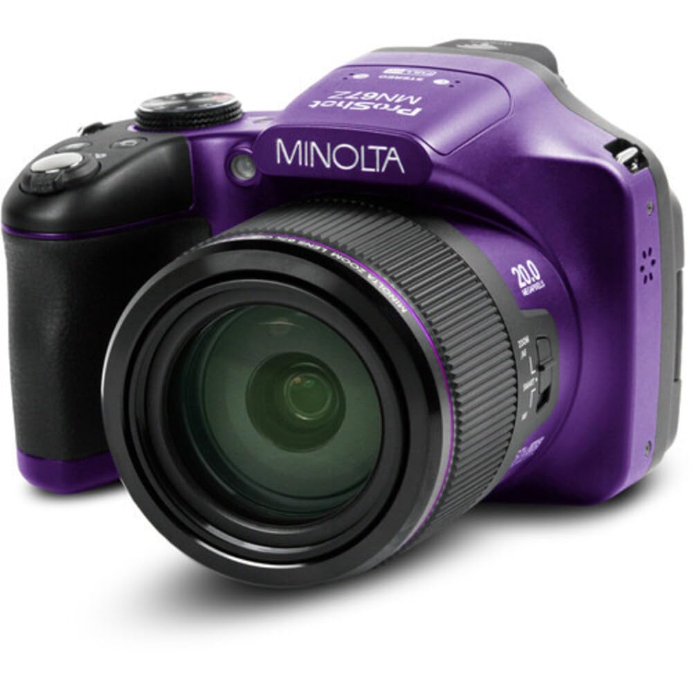 Foto 4 | Cámara Digital Minolta Pro Shot 20mp 67x Zoom 1080p Púrpura - Venta Internacional.