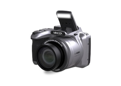 Foto 1 | Cámara Digital Minolta 20mp 40x Zoom 1080p Fhd Video Silver - Venta Internacional.