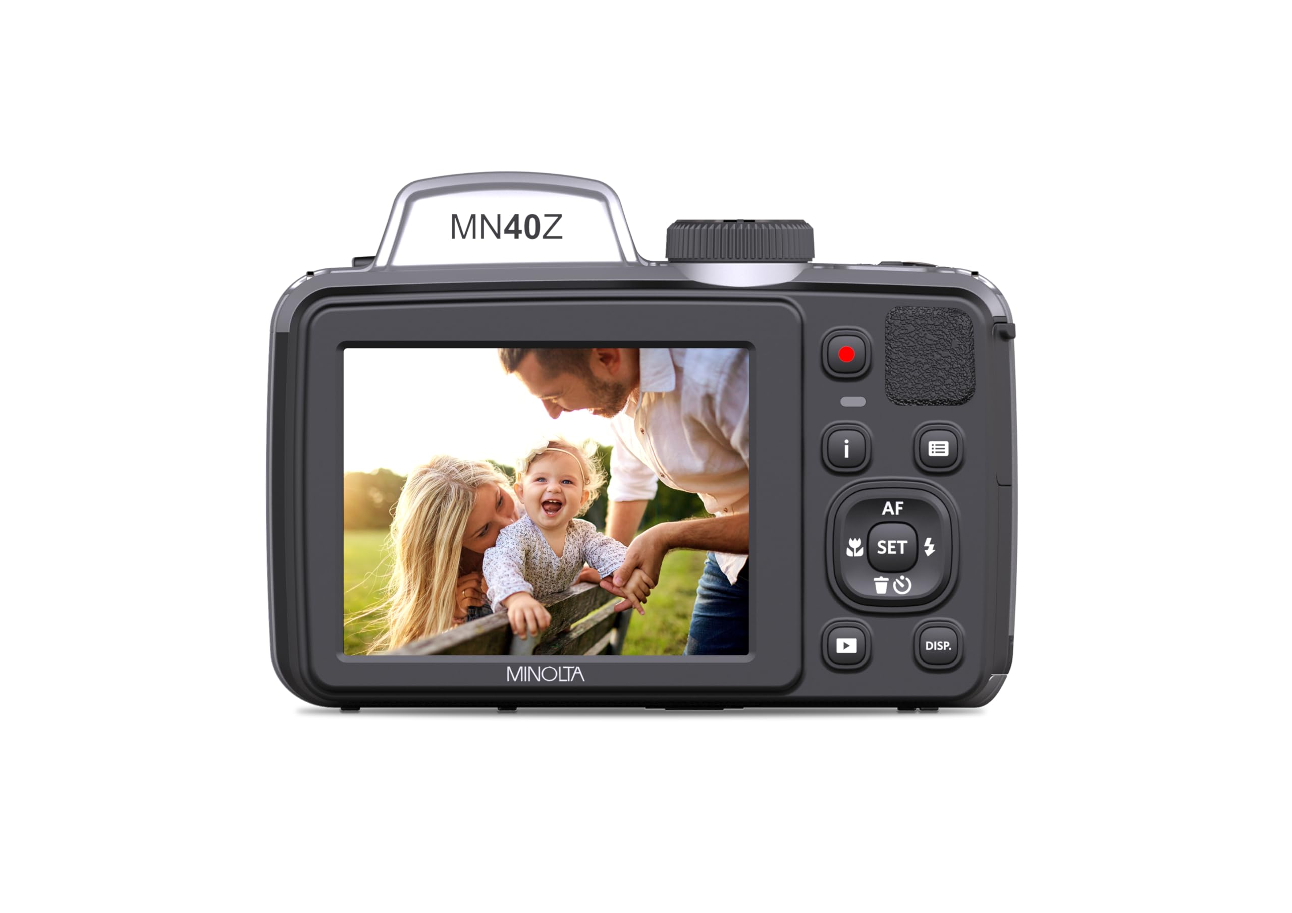 Foto 2 | Cámara Digital Minolta 20mp 40x Zoom 1080p Fhd Video Silver - Venta Internacional.