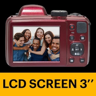 Foto 4 | Cámara Digital Kodak Pixpro Astro Zoom Az405 20mp Roja - Venta Internacional.