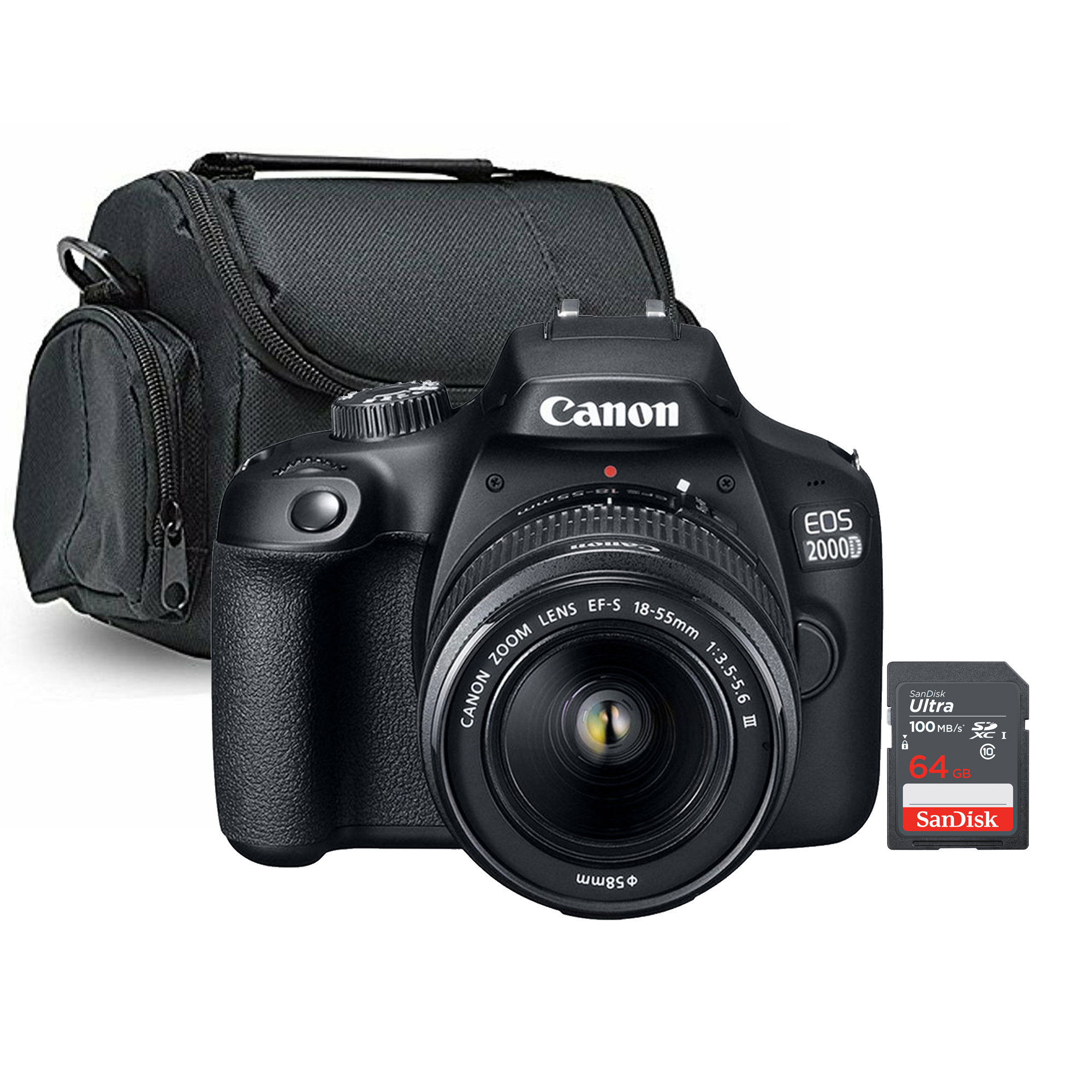 Foto 1 | Cámara Réflex Digital Canon Eos 2000d/rebel T7 De 24 1 Mp Con Lente 18-55 Mm - Venta Internacional.