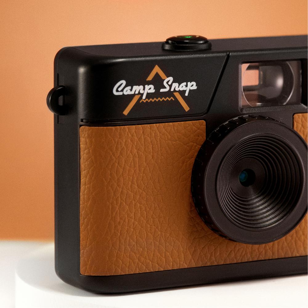 Foto 5 pulgar | Cámara Estilo Retro Camp Snap Café