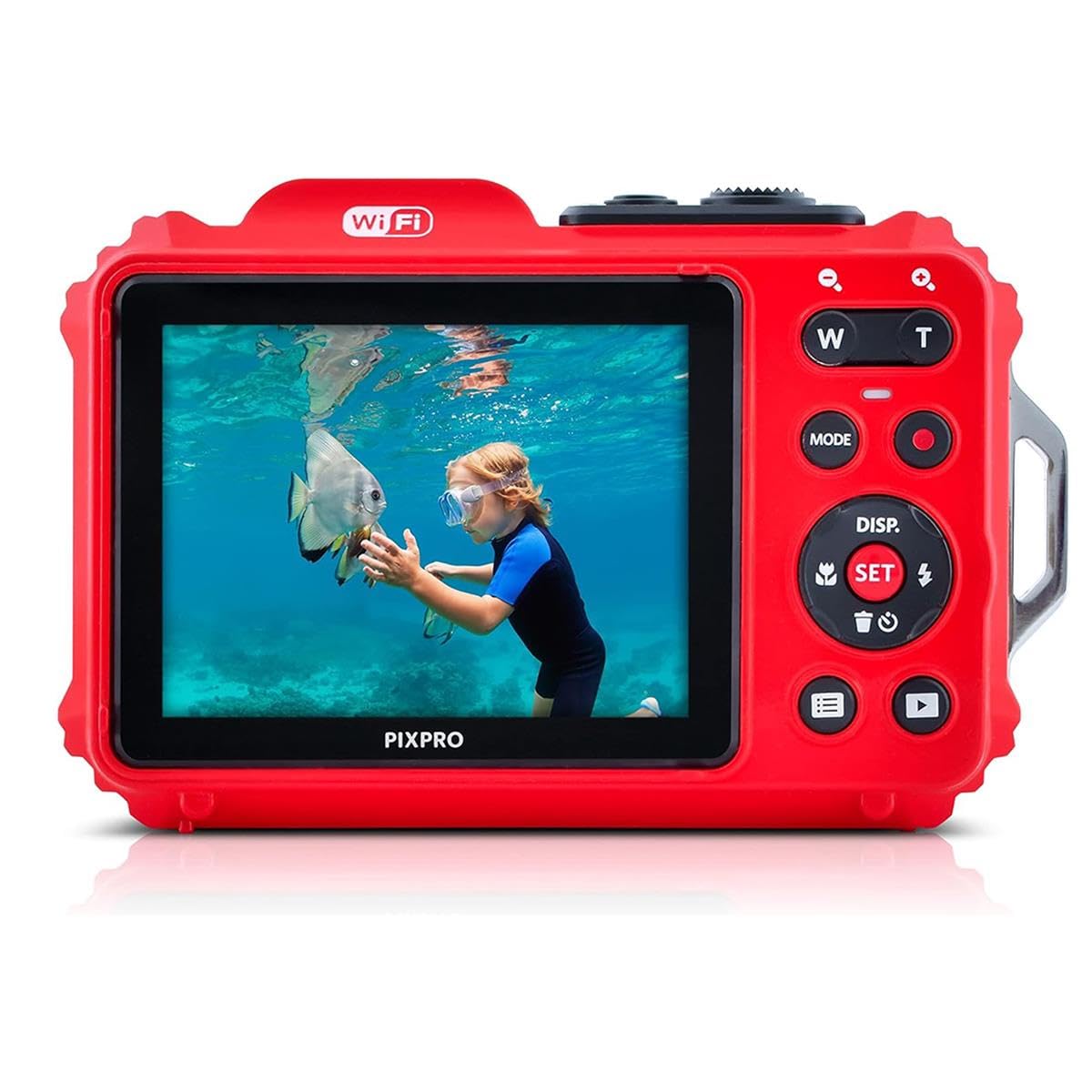 Foto 5 pulgar | Cámara Digital Kodak Pixpro Wpz2  Resistente Al Agua  16 Mp  Roja - Venta Internacional.