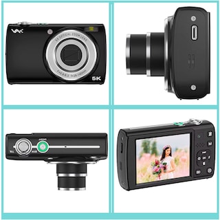 Foto 6 | Camara Digital Vak 408 5k Selfie-cam 64mp Zoom Optico