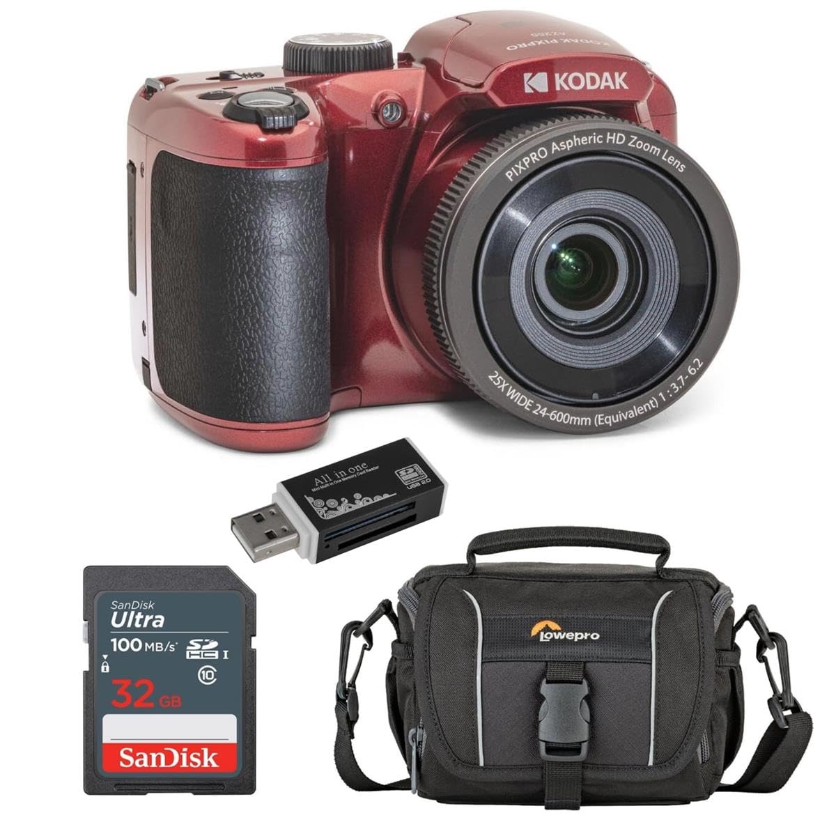 Foto 1 | Cámara Digital Kodak Pixpro Az255-rd 16mp 25x Zoom 24mm - Venta Internacional.